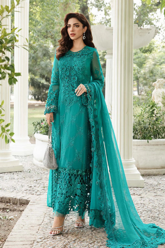 Maria.B | Unstitched Embroidered Chiffon Suit | MPC-24-105