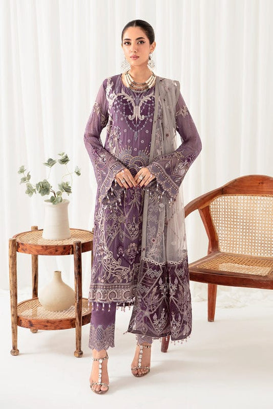 Rangoon by Ramsha Embroidered Chiffon | D-1002