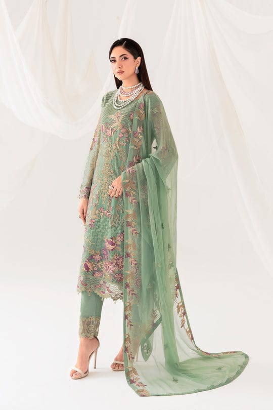 Rangoon by Ramsha Embroidered Chiffon | D-1003