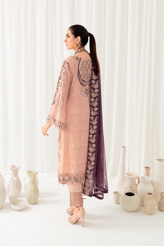 Rangoon by Ramsha Embroidered Chiffon | D-1007