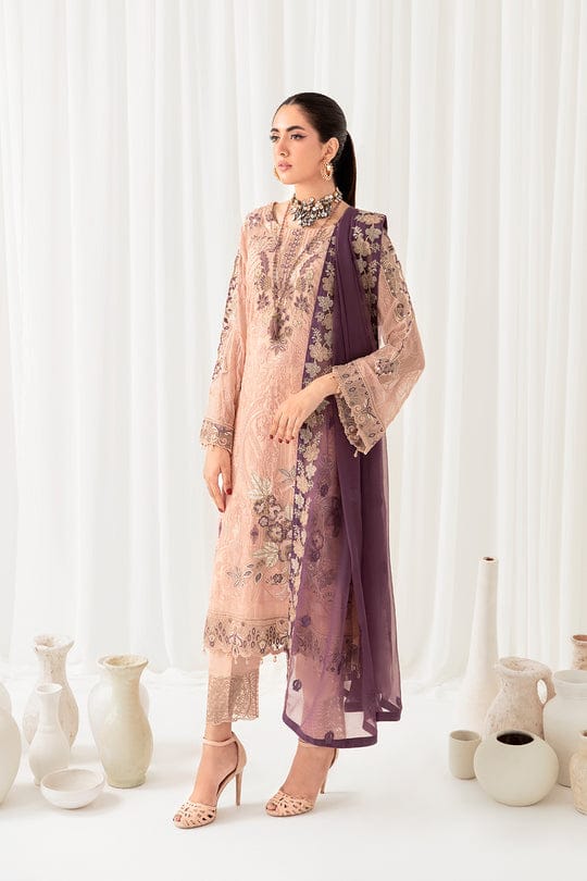 Rangoon by Ramsha Embroidered Chiffon | D-1007