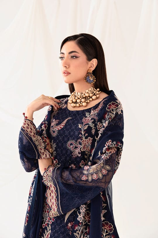 Rangoon by Ramsha Embroidered Chiffon | D-1011