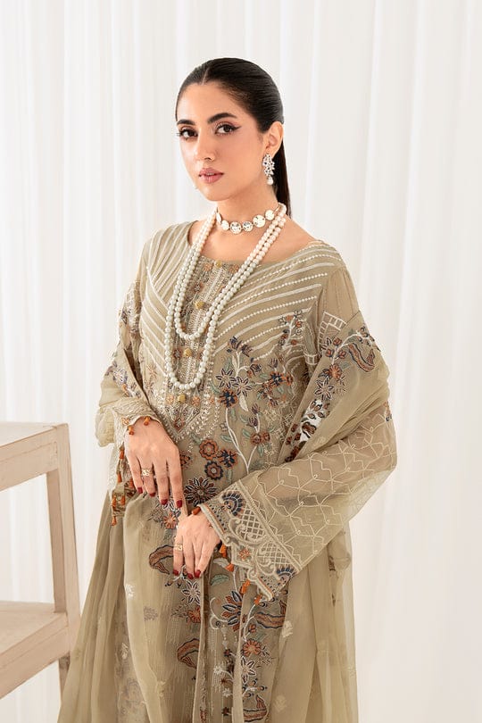 Rangoon by Ramsha Embroidered Chiffon | D-1001