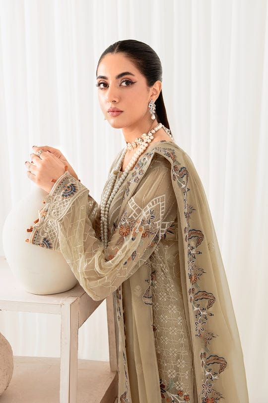 Rangoon by Ramsha Embroidered Chiffon | D-1001