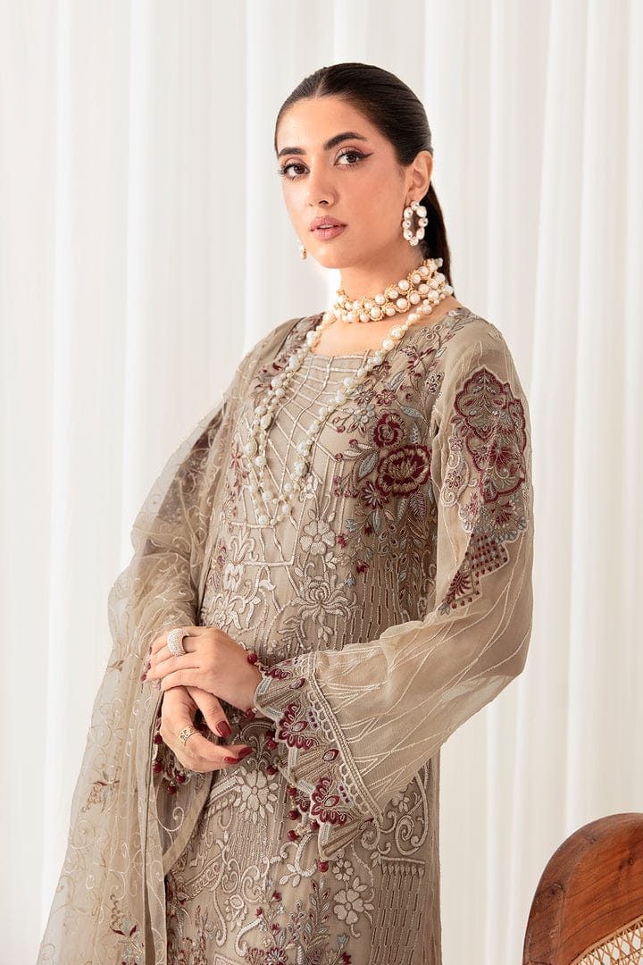 Rangoon by Ramsha Embroidered Chiffon | D-1009