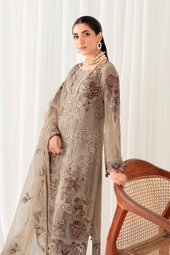 Rangoon by Ramsha Embroidered Chiffon | D-1009