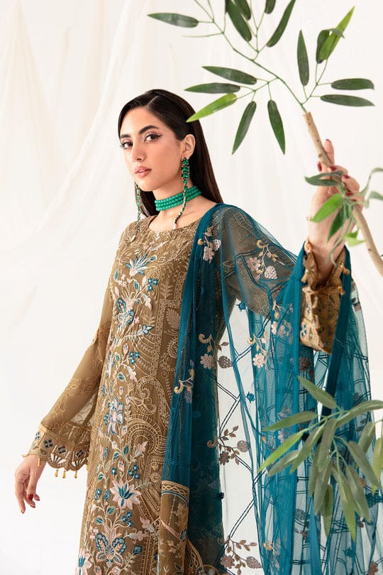 Rangoon by Ramsha Embroidered Chiffon | D-1012